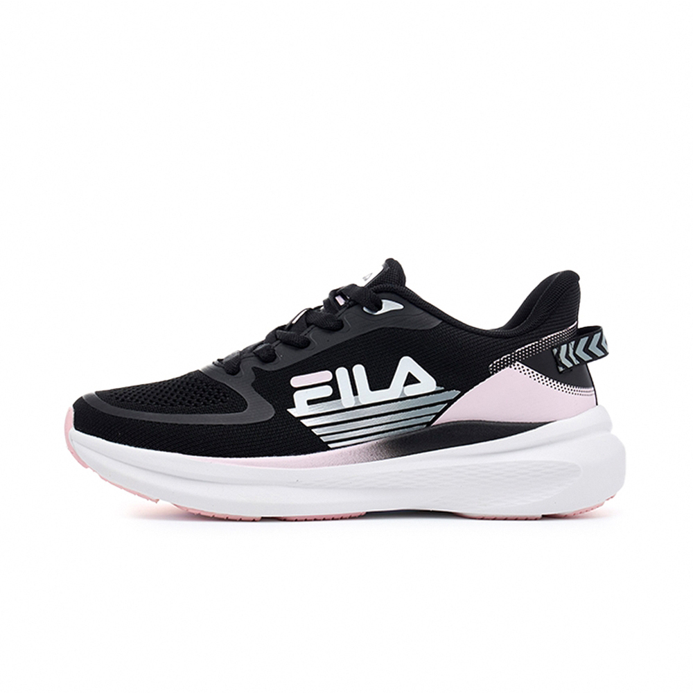 【FILA】Chasing 女 慢跑鞋 跑鞋 路跑 黑 粉紅(5-J310Z-051)