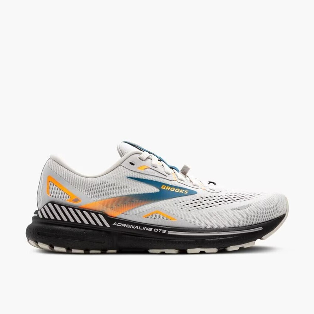 【BROOKS】Adrenaline GTX 23 GTX 男 慢跑鞋 運動鞋 防潑水 淺灰(1104241D071)
