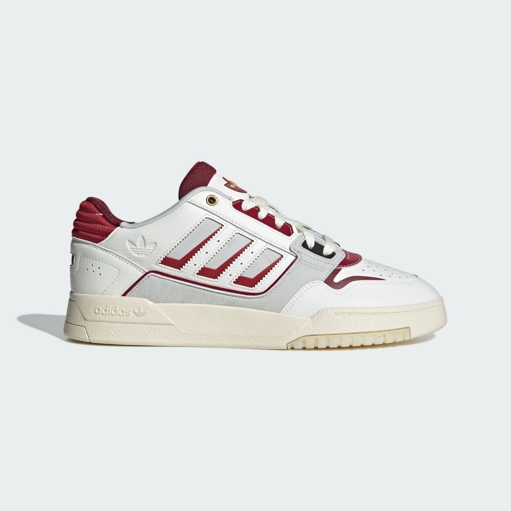 【adidas 愛迪達】Drop Step Low 2.0 男 運動休閒鞋 復古鞋 舒適 白紅(JP9982)