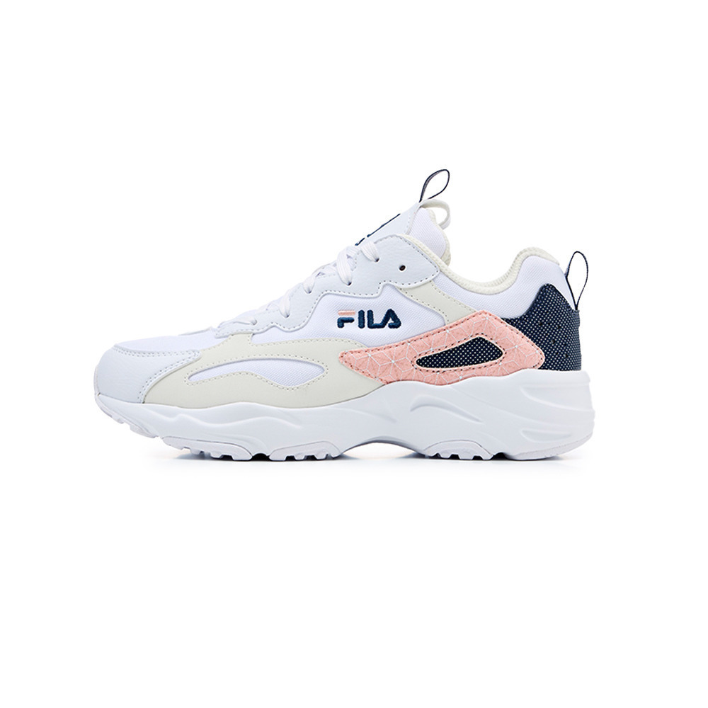 【FILA】Ray Tracer 男女 休閒鞋 老爹鞋 經典 復古 厚底 舒適 白(4-C606Y-149)