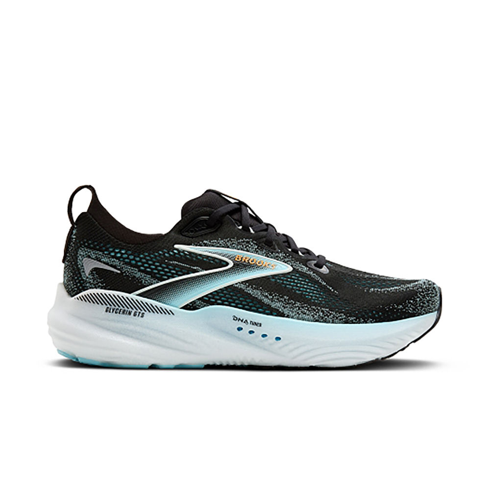 【BROOKS】Glycerin Gts 22 男 慢跑鞋 支撐 彈力 緩震 甘油系列 黑 藍(1104461D063)