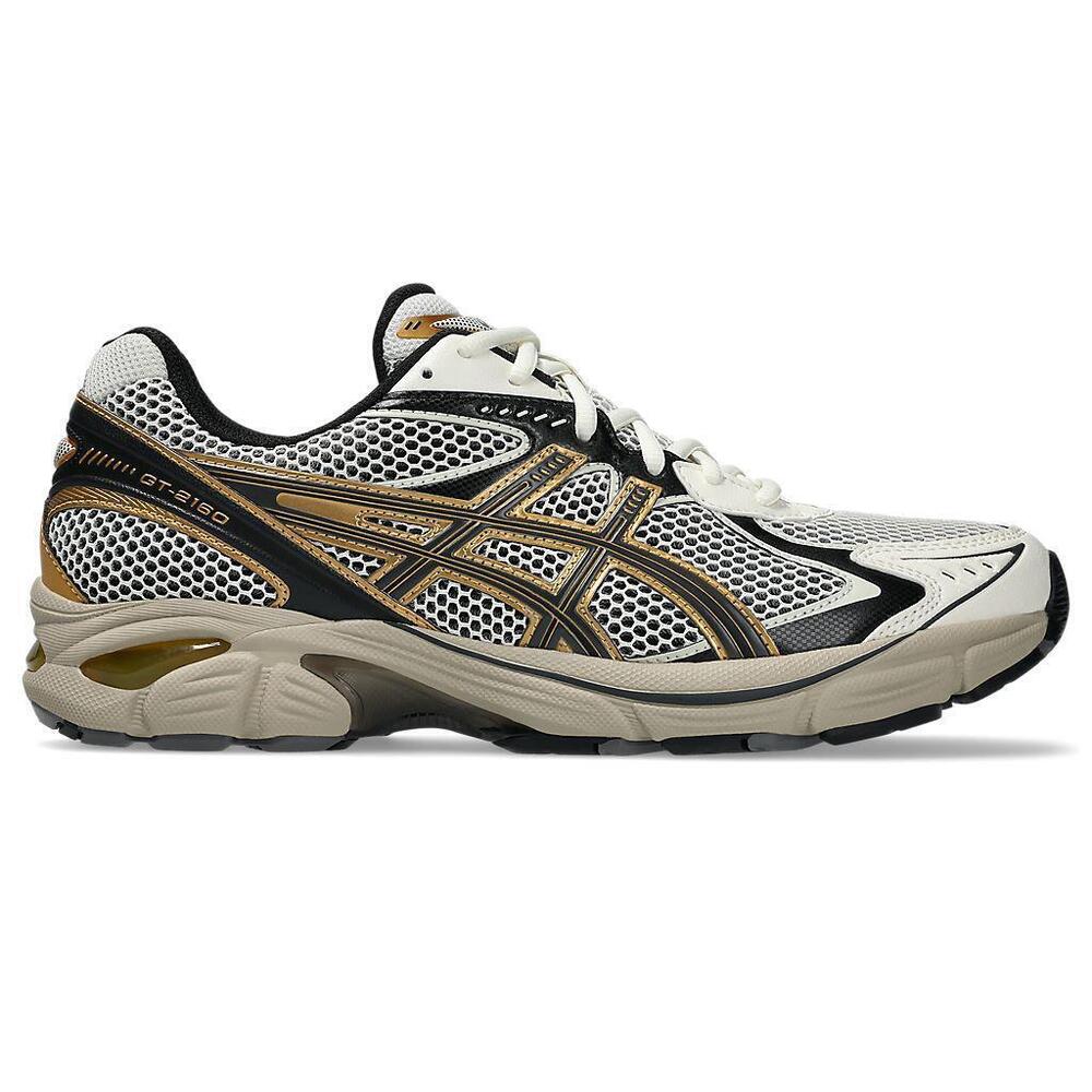 【ASICS】GT-2160 男女 運動休閒鞋 舒適 白 黑金(1203A275-114)