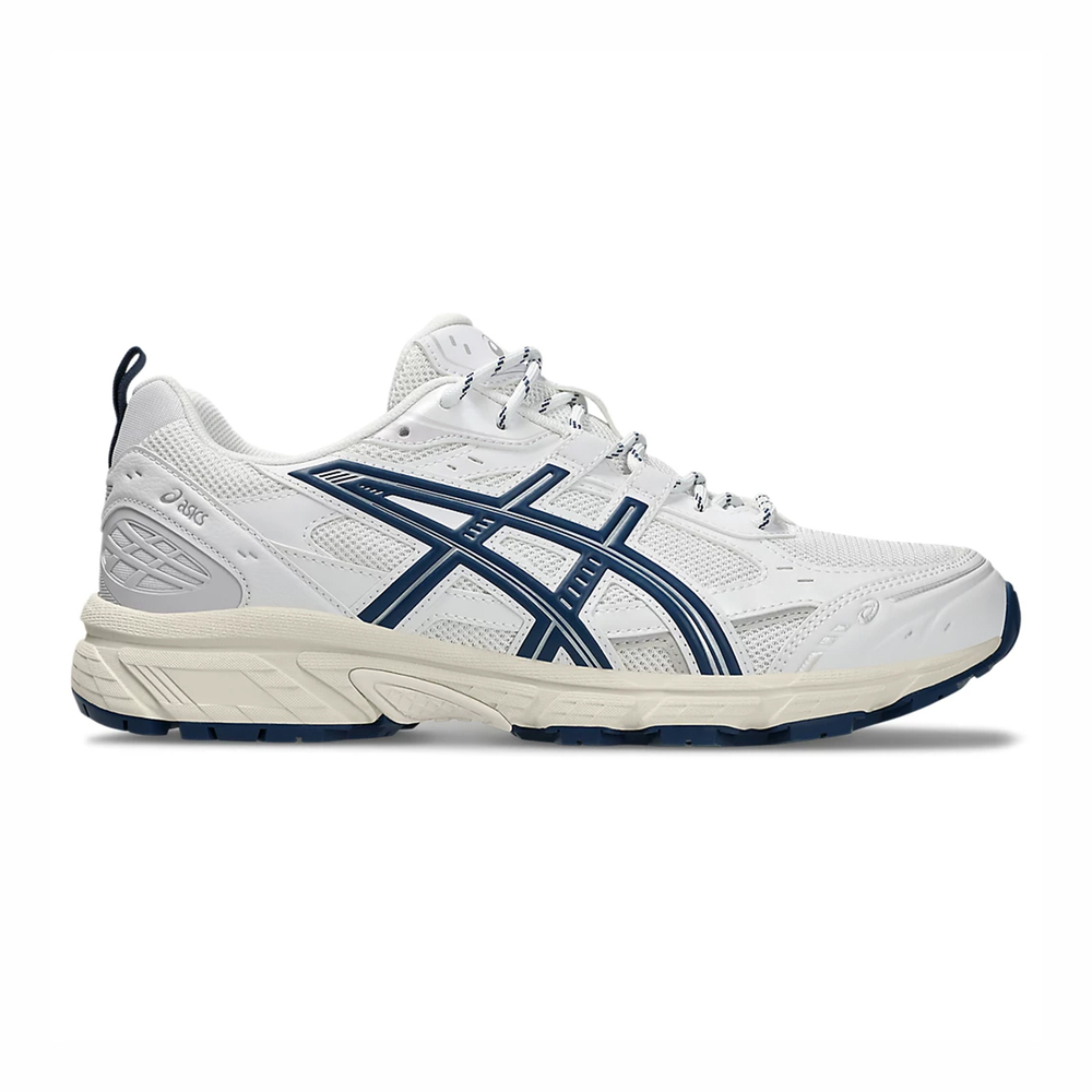 【ASICS】Gel-nunobiki 男女 運動休閒鞋 潮流 舒適 白 藍(1203A536-105)