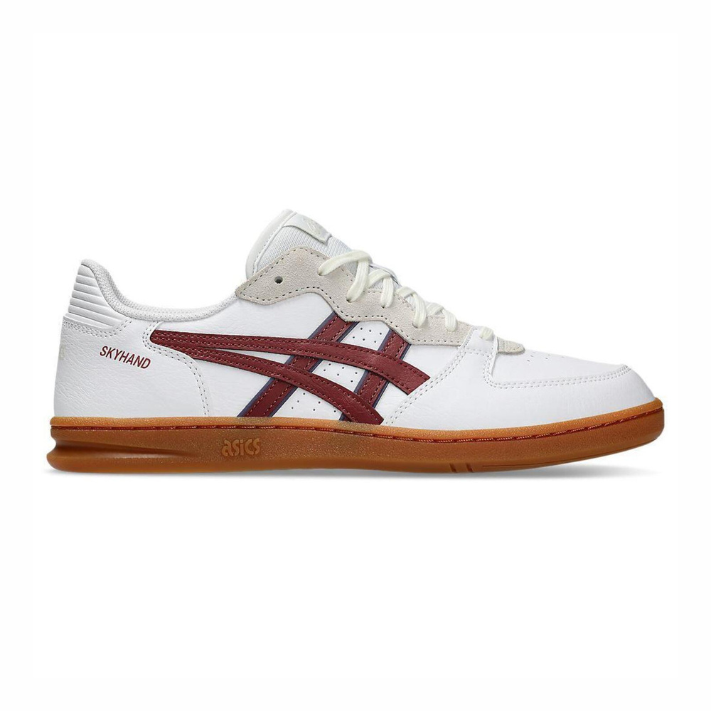 【ASICS】Skyhand OG 男女 運動休閒鞋 舒適 白 紅(1203A451-105)