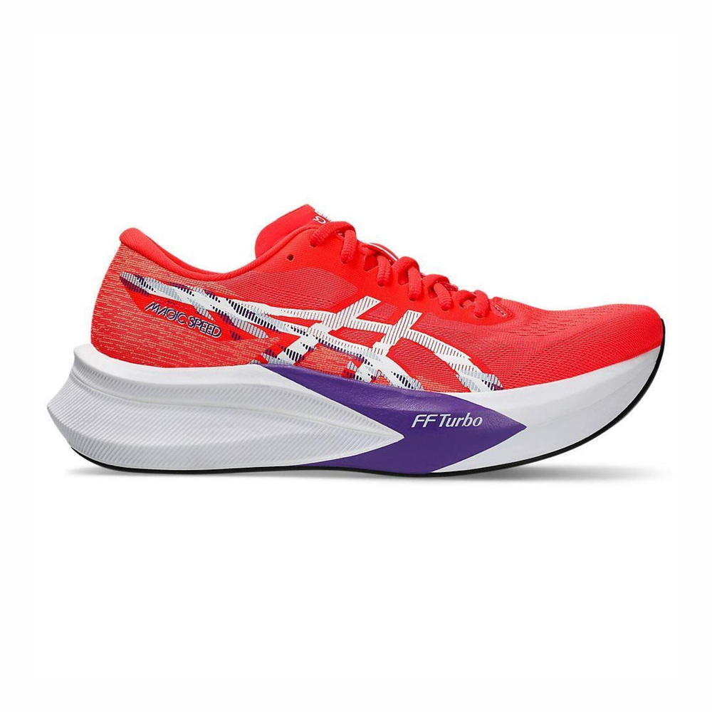 【ASICS】Magic Speed 4 男 競速跑鞋 慢跑鞋 彈力 支撐 緩震 紅 紫(1011B875-600)