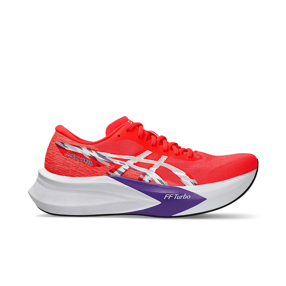 【ASICS】Magic Speed 4 2E 男 慢跑鞋 寬楦 彈力 支撐 緩震 紅 白(1011B873-600)