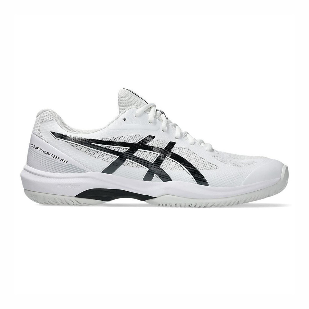 【ASICS】Court Hunter Ff 男女 羽球鞋 支撐 抗扭 瞬移 白 黑(1071A111-101)