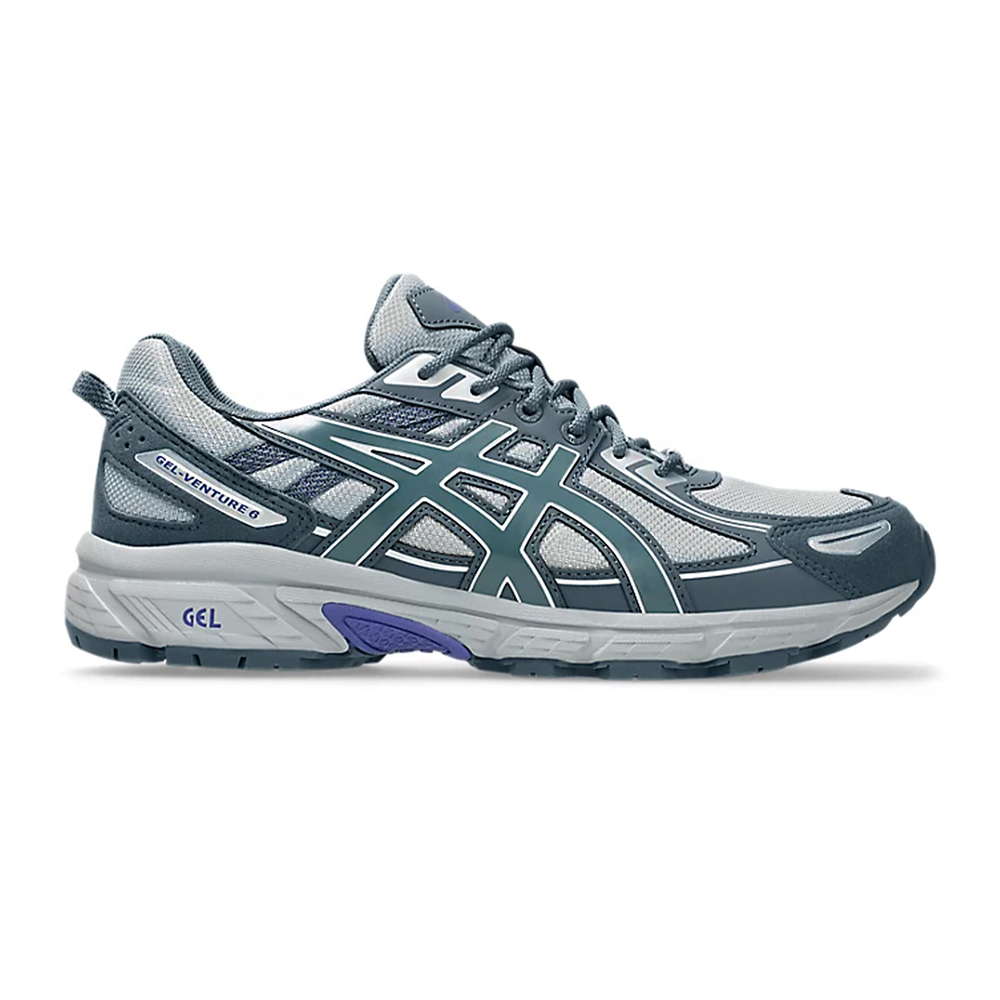 【ASICS】Gel-venture 6 男女 運動休閒鞋 舒適 灰 藍綠(1203A438-029)