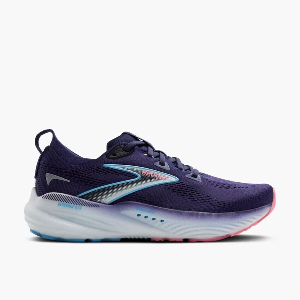 【BROOKS】Glycerin Gts 22 女 慢跑鞋 超寬楦 支撐 彈力 緩震 藍(1204352E429)