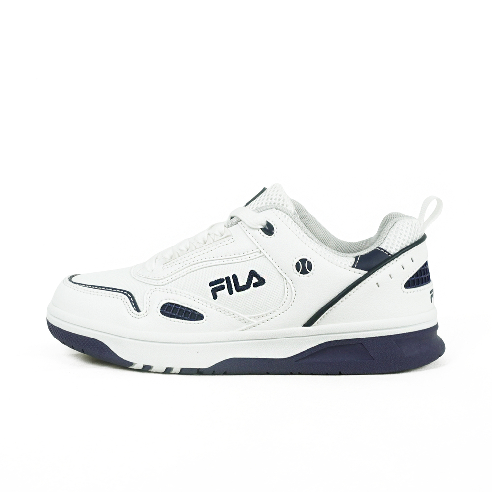 【FILA】Tennis Ball 男 運動休閒鞋 舒適 白 深藍(1-C943Z-133)