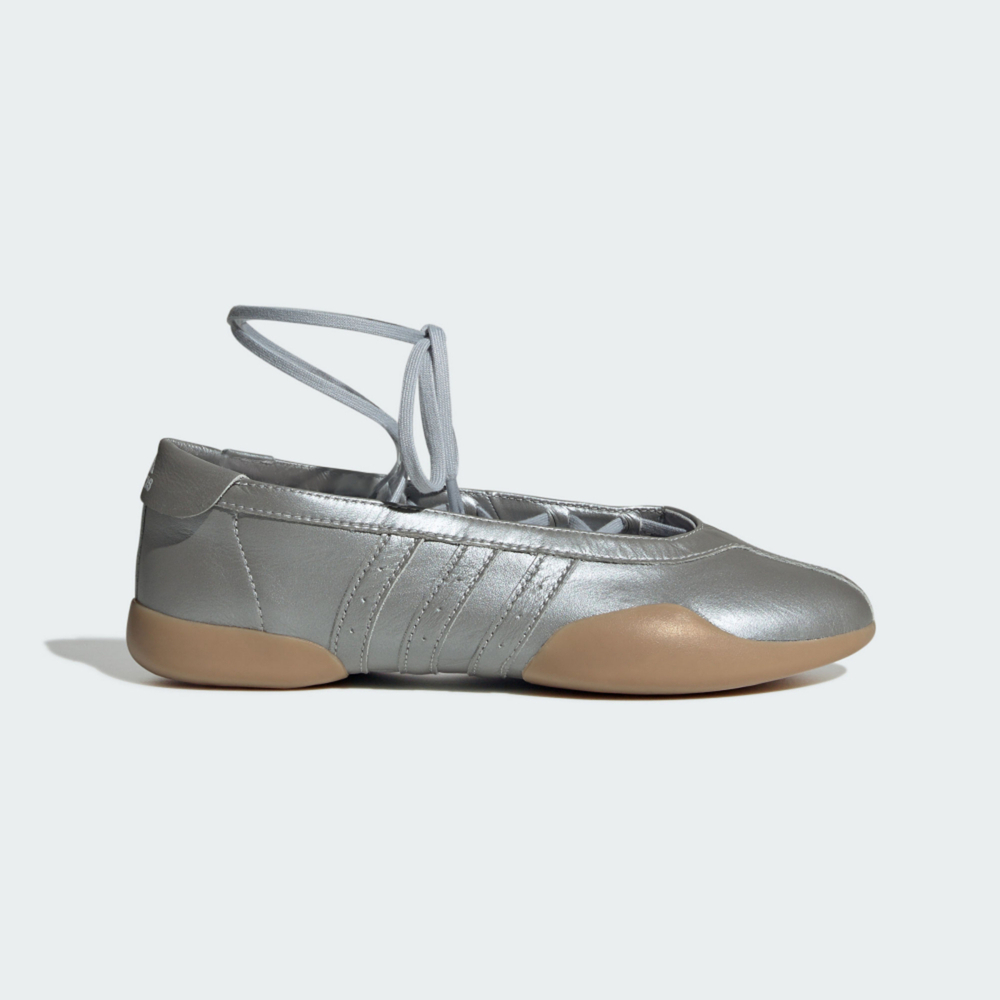 【adidas 愛迪達】Taekwondo Mei Ballet W 女 運動休閒鞋 芭蕾風 復古 銀(JR7032)