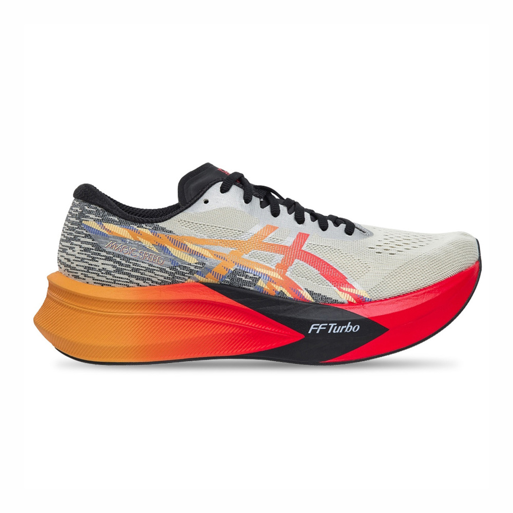 【ASICS】Magic Speed 4 CP 男 慢跑鞋 跑鞋 路跑 灰 橘(1011C178-200)