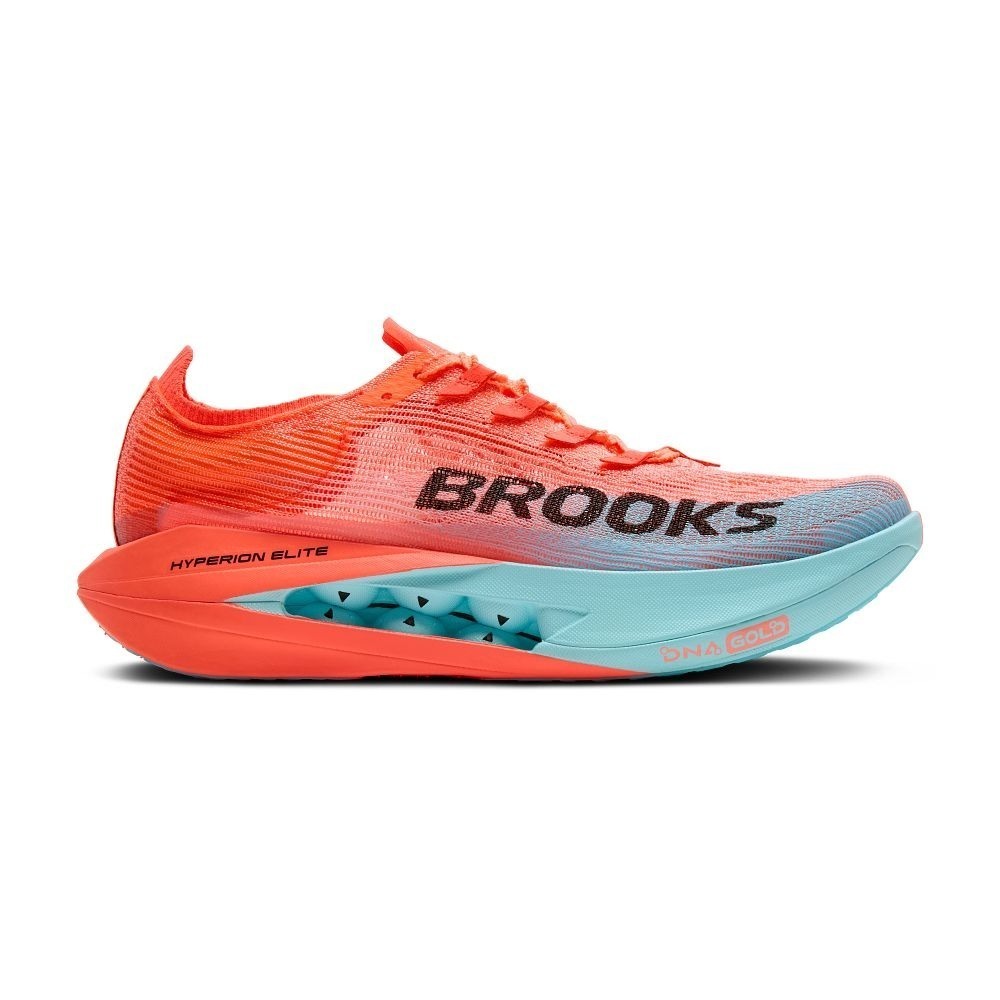 【BROOKS】Hyperion Elite 5 男 慢跑鞋 彈力 競速型緩震 超輕量 橘(1000491D681)