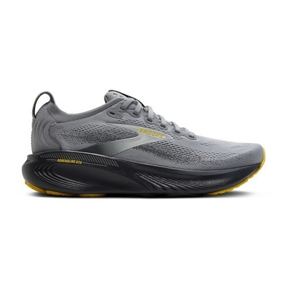 【BROOKS】Adrenaline GTS 25 男 慢跑鞋 寬楦 跑鞋 路跑 灰(1104542E044)