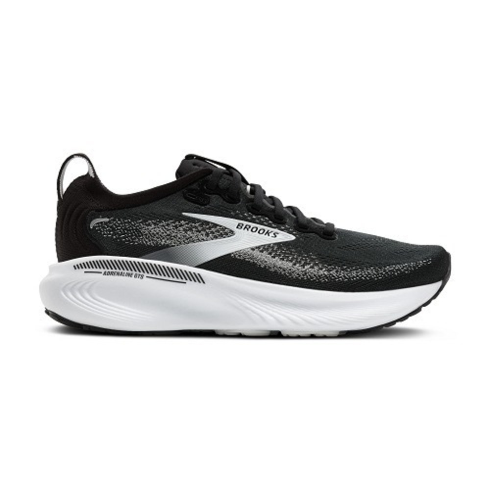 【BROOKS】Adrenaline GTS 25 男 慢跑鞋 超寬楦 跑鞋 黑白(1104544E090)