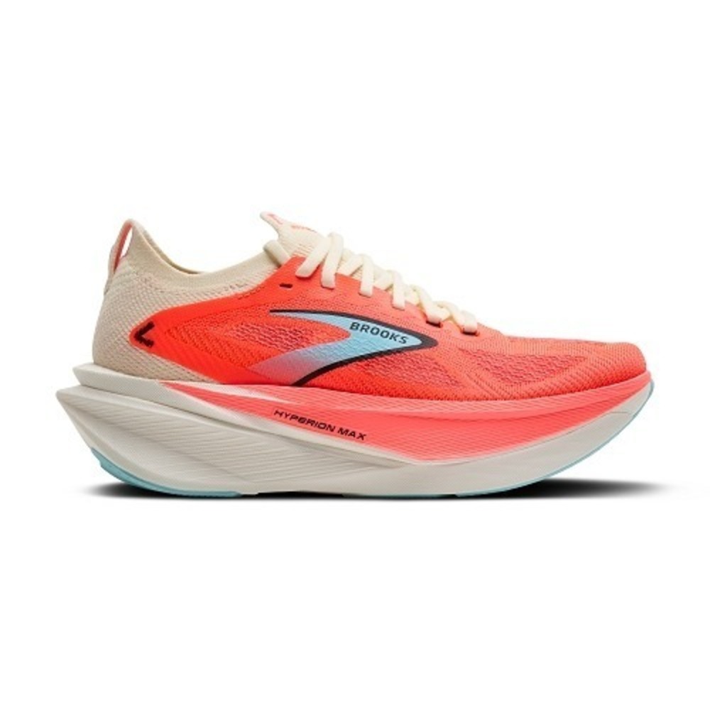 【BROOKS】Hyperion Max 3 女 慢跑鞋 支撐 彈力 緩震 烈風系列 珊瑚橘(1204551B659)