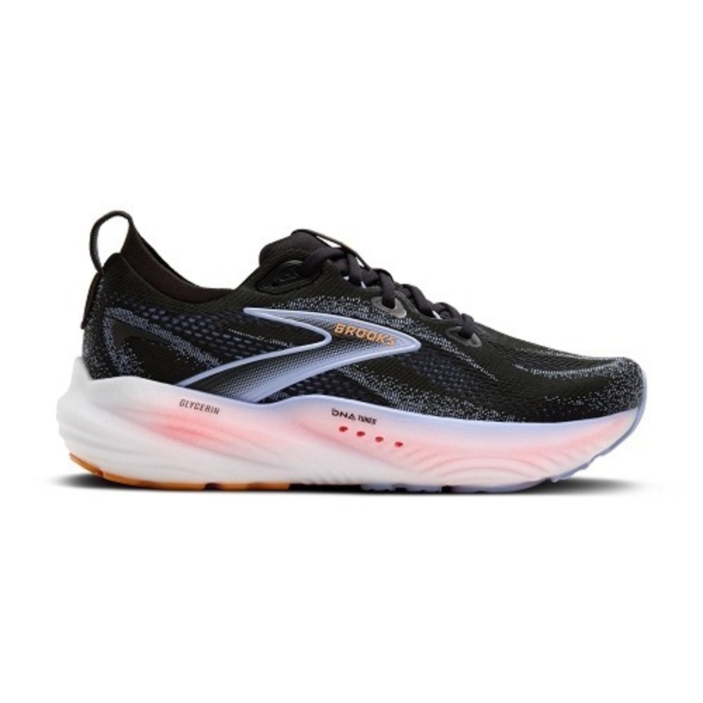 【BROOKS】Glycerin 22 女 慢跑鞋 甘油系列 彈力 緩震 黑 粉紅(1204341B088)