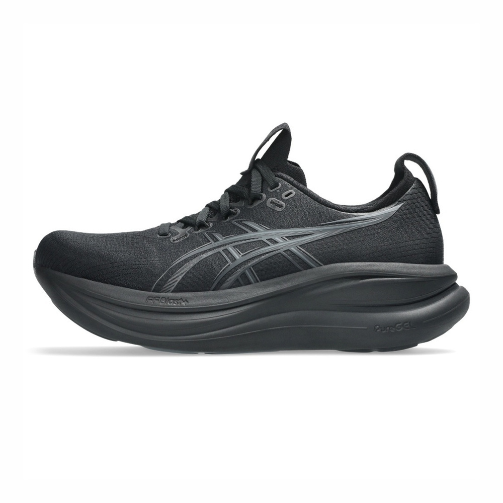 【ASICS】GEL-Nimbus 28 D 女 慢跑鞋 寬楦 跑鞋 路跑 黑(1012B917-001)