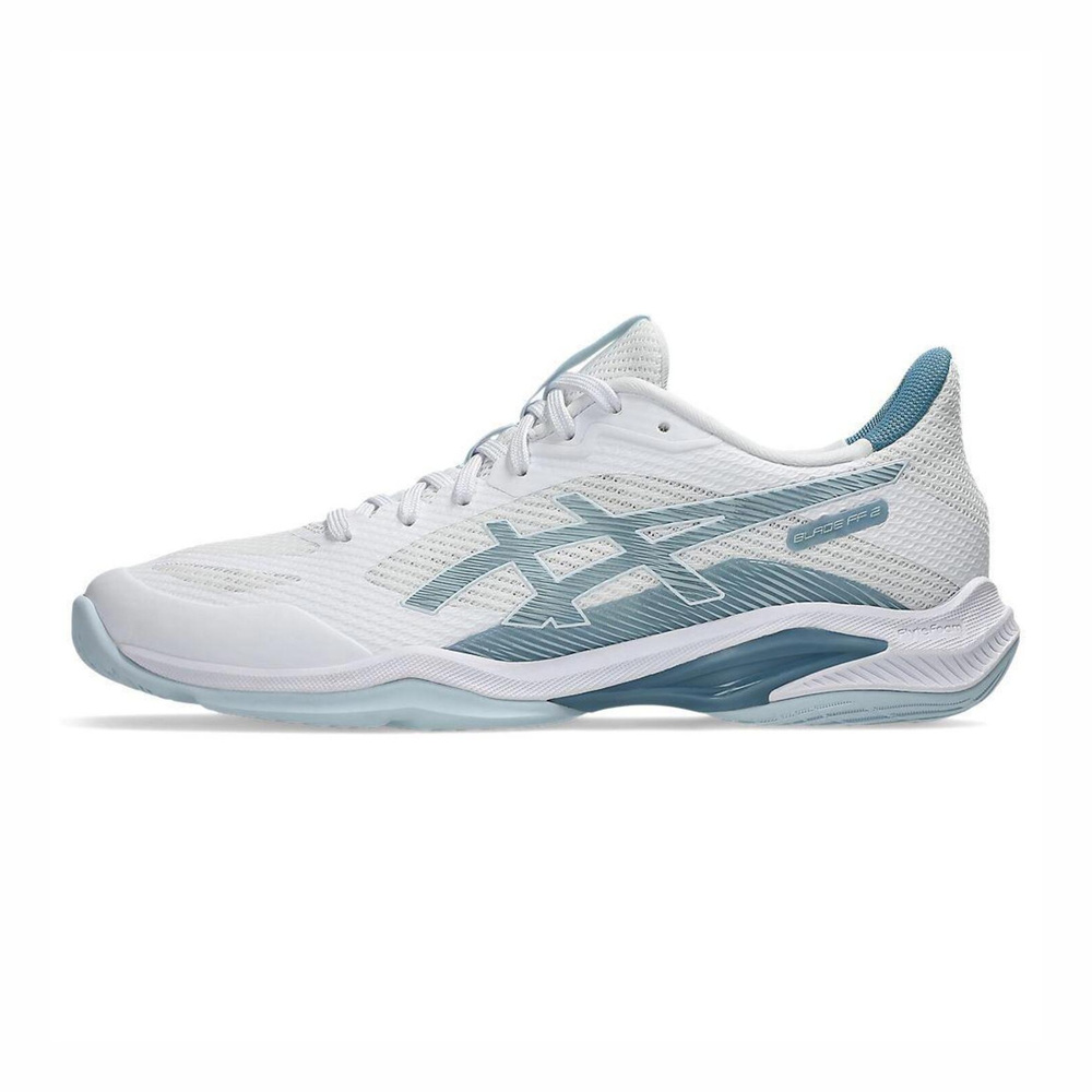 【ASICS】Blade FF 2 男 羽球鞋 抗扭 瞬移 白 藍(1071A117-102)