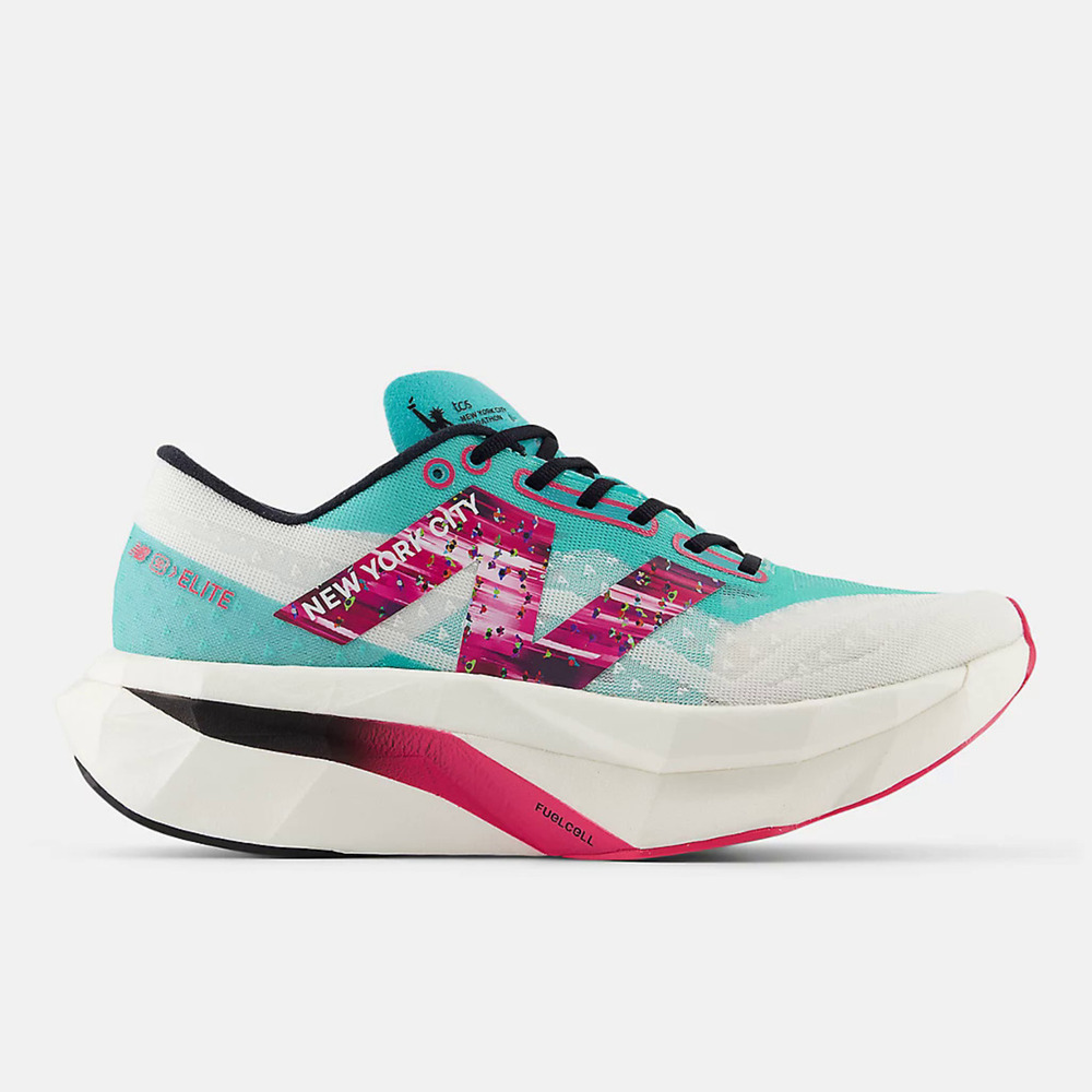 【NEW BALANCE】Fuelcell Supercomp Elite V4 女 競速跑鞋 藍綠(WRCELM4)