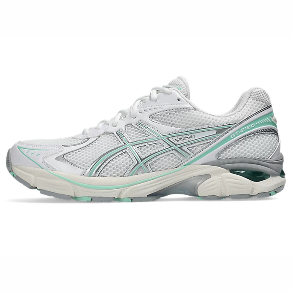 【ASICS】GT-2160 男女 運動休閒鞋 舒適 白 綠(1203A275-118)