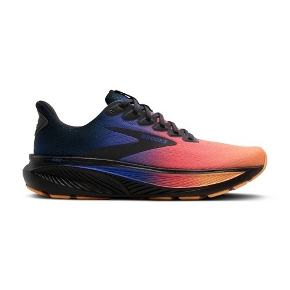 【BROOKS】Ghost 17 男 慢跑鞋 跑鞋 夜閃限定款 橘 藍(1104421D434)