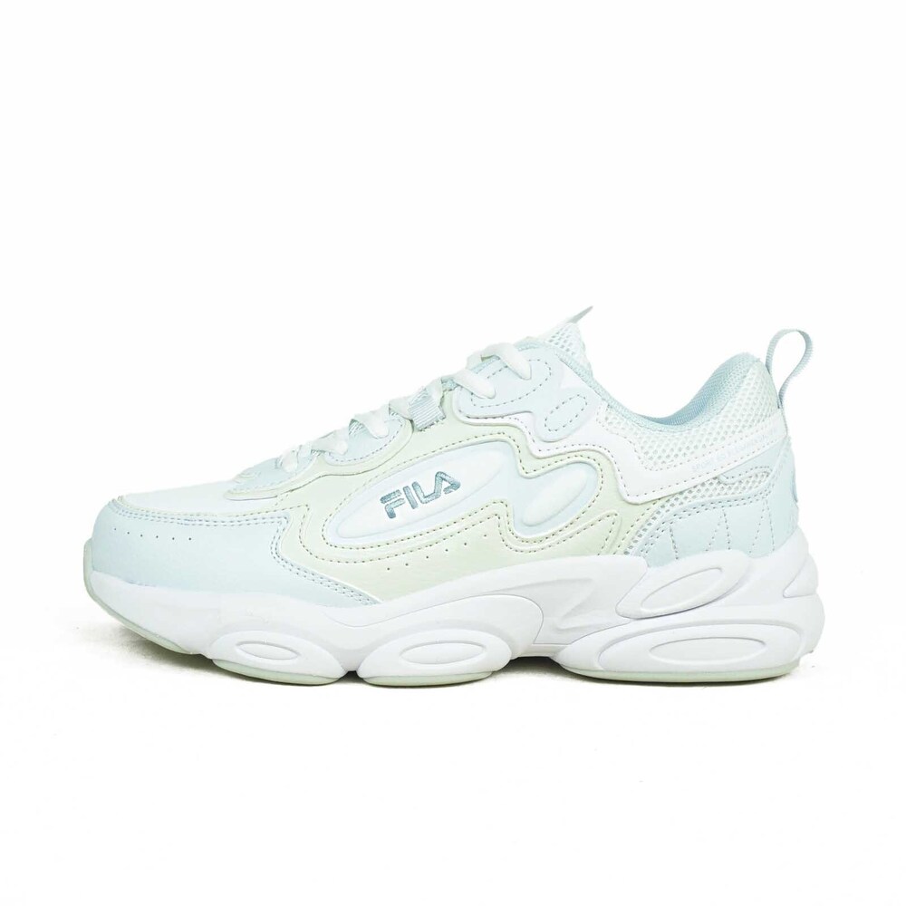 【FILA】Boundless 女 休閒鞋 舒適 水藍 綠(5-J330Z-699)
