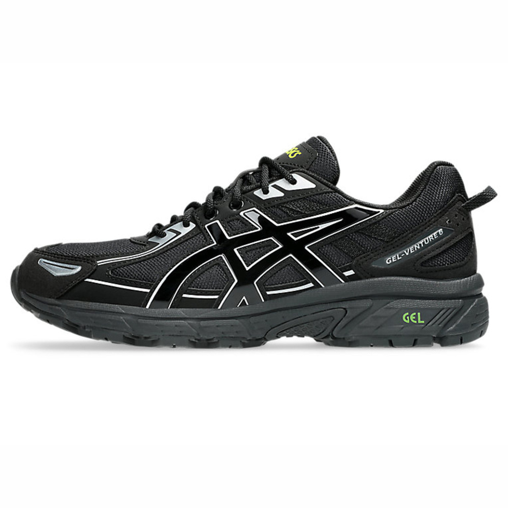 【ASICS】GEL-Venture 6 男女 休閒鞋 戶外 復古 流行 黑(1203A438-007)