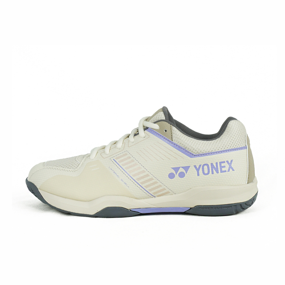 【YONEX】Power Cushion Strider Flow 男女 羽球鞋 寬楦 米紫(SHBSF1WEX343)