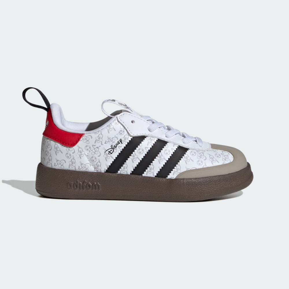 【adidas 愛迪達】Adifom Samba 360 C 中童 運動休閒鞋 DISNEY 白棕紅(IH1747)