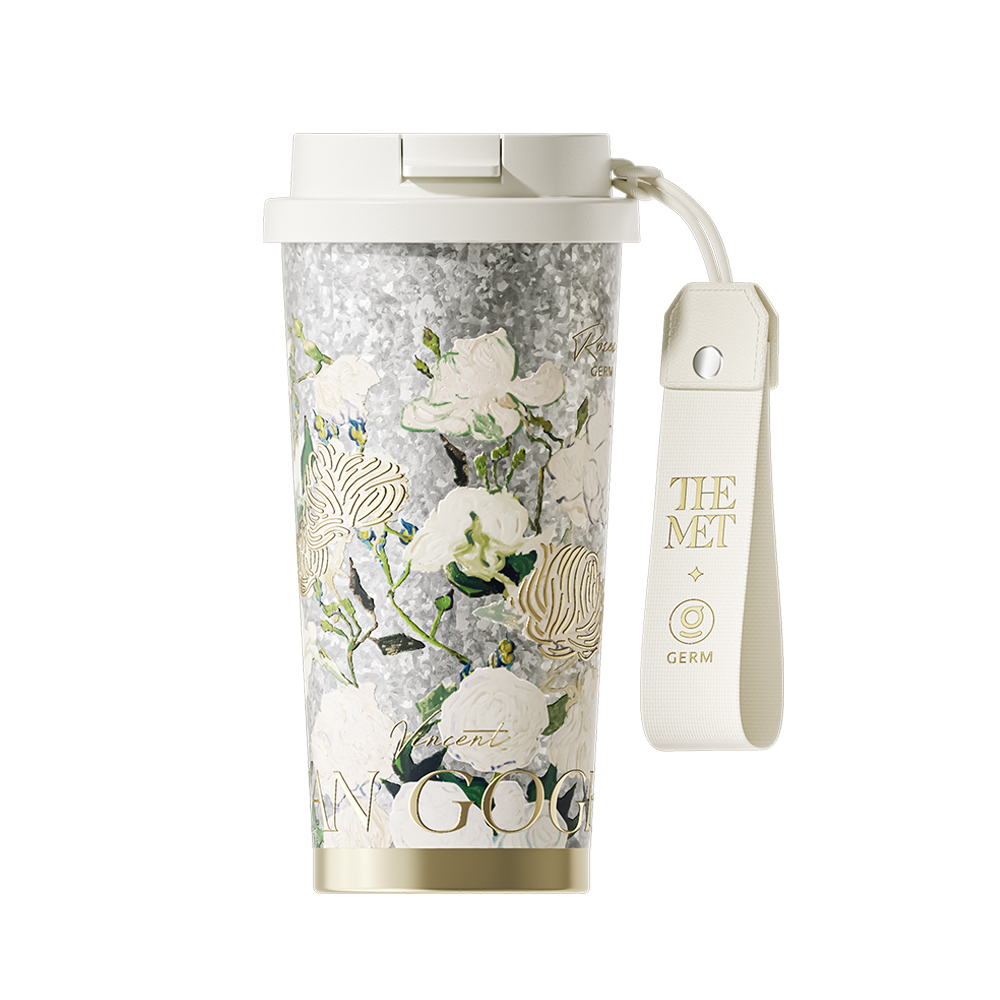 【GERM 格米】THE MET致敬梵古系列純鈦閃耀杯 玫瑰 500ML(500ML)