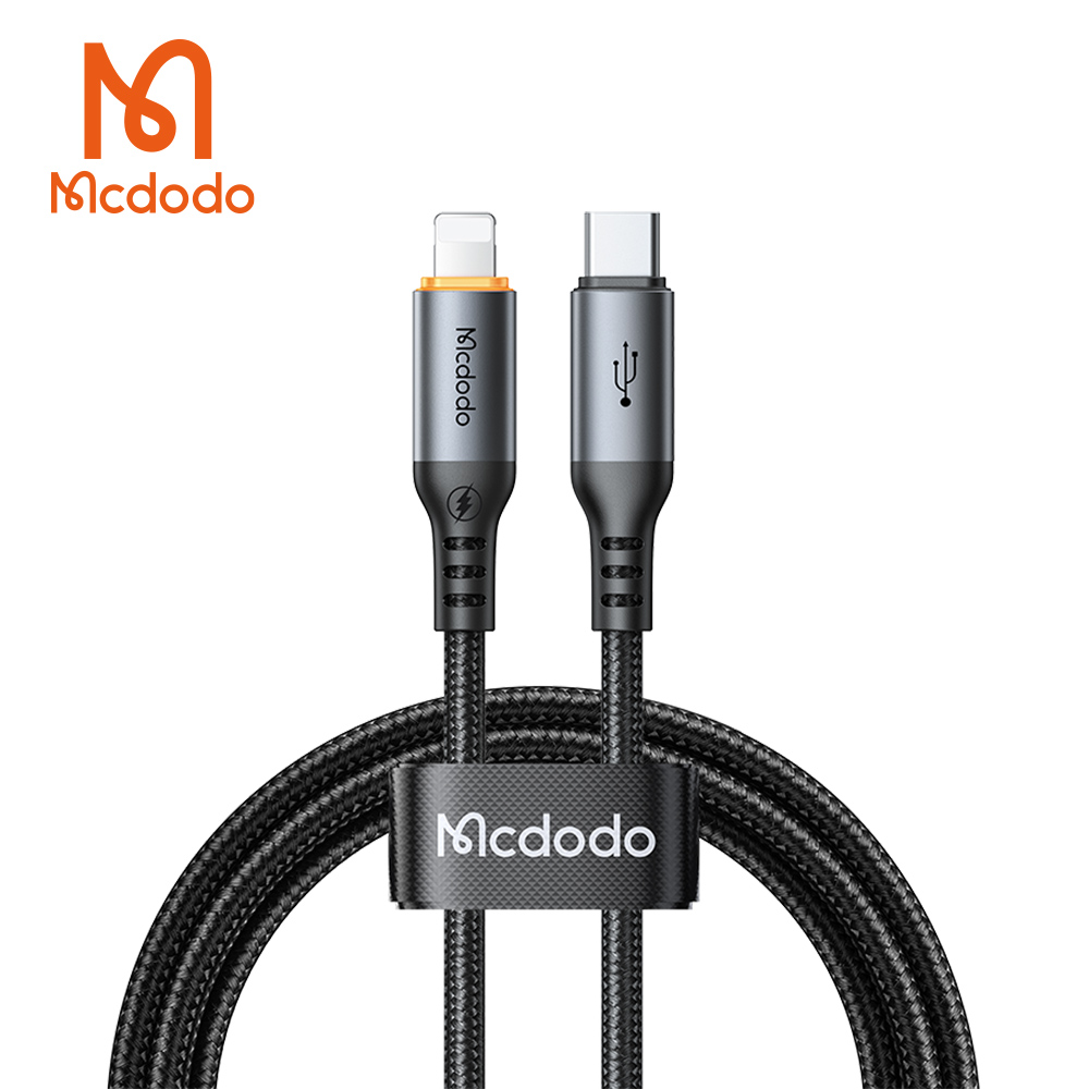 【Mcdodo 麥多多】Type-C to Lightning 智能斷電快充傳輸充電線 120cm(CA-087)