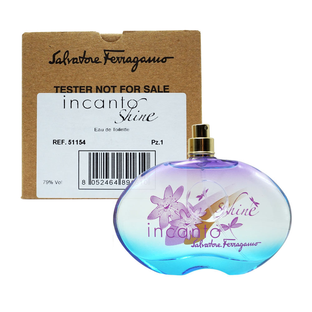 【SALVATORE FERRAGAMO】Incanto Shine閃耀光采淡香水 TESTER版(無蓋)(100ml)