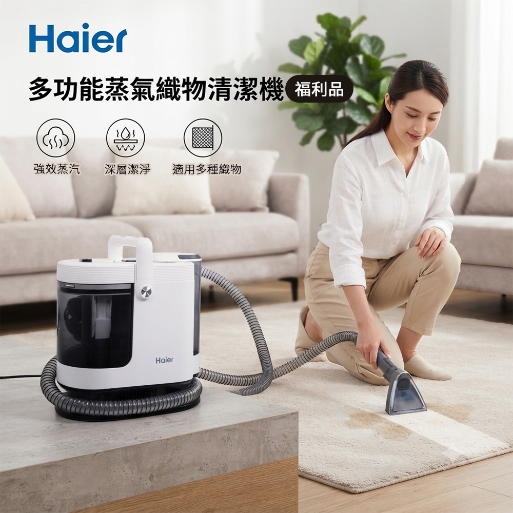 【Haier 海爾】A級福利品 多功能蒸氣織物清潔機(R9)