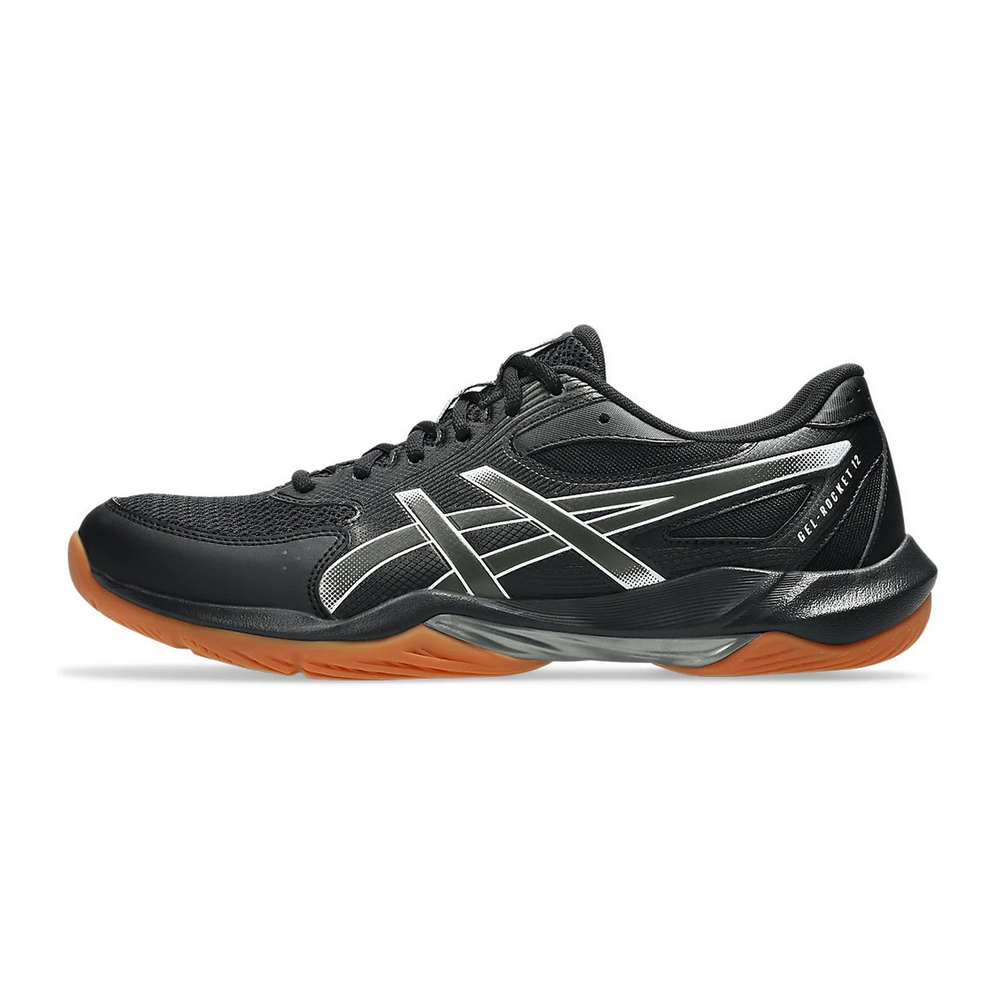 【ASICS】GEL-Rocket 12 男 排球鞋 羽球鞋 室內運動 緩震 黑(1071A116-001)