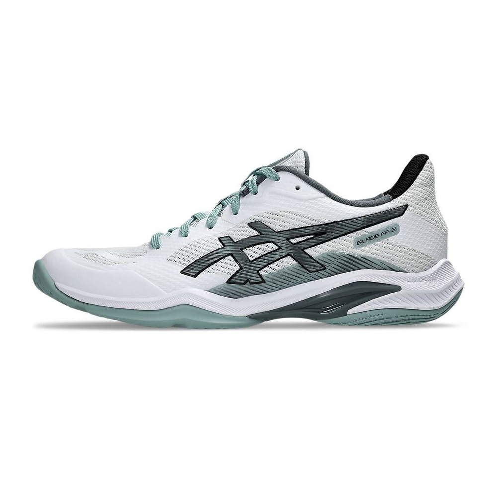 【ASICS】Blade FF 2 男 羽球鞋 抗扭 瞬移 白 綠(1071A117-103)