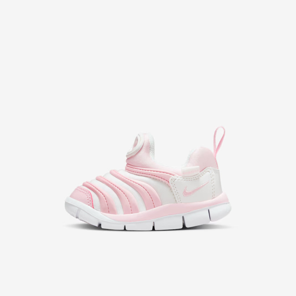 【NIKE】Dynamo Free TD 小童 學步鞋 毛毛蟲鞋 休閒鞋 舒適 粉白(343938-637)