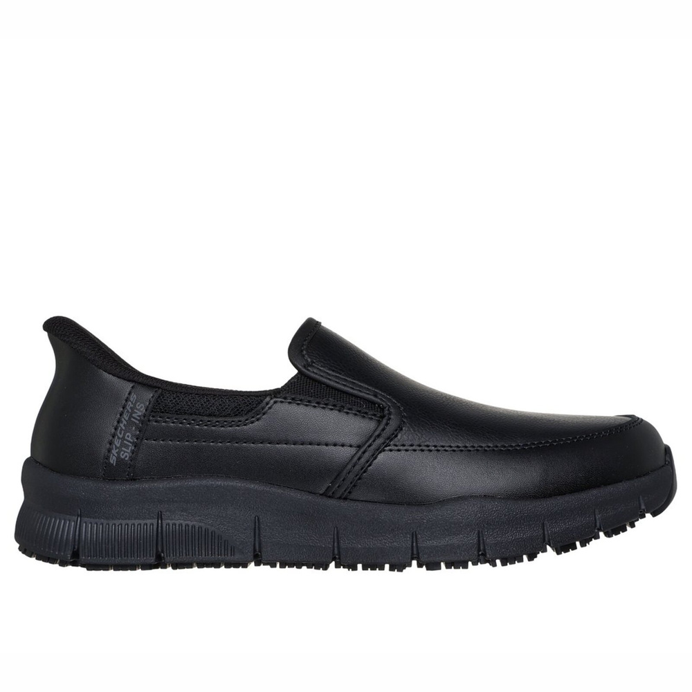 【SKECHERS】Nampa SR 女 工作鞋 寬楦 黑(108235WBLK)