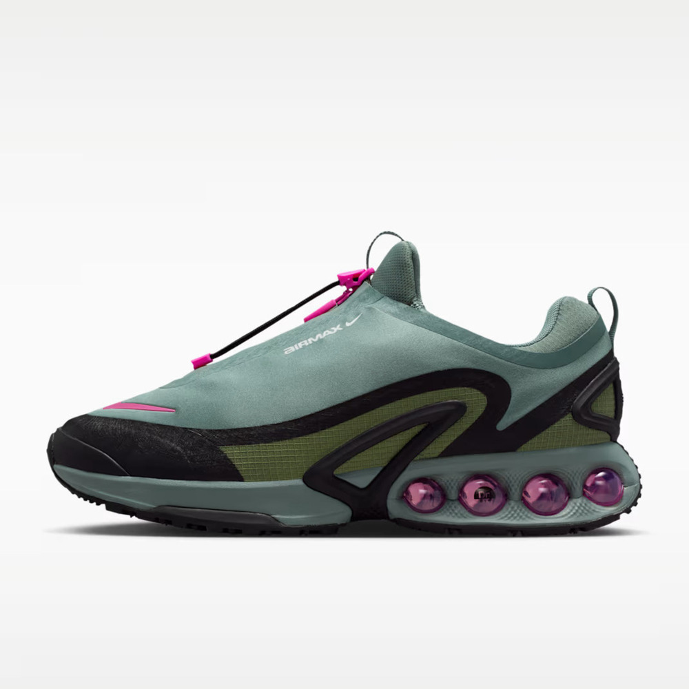 【NIKE】Air Max DN Roam 男 運動休閒鞋 防水 氣墊 緩震 綠 粉(HQ8605-300)