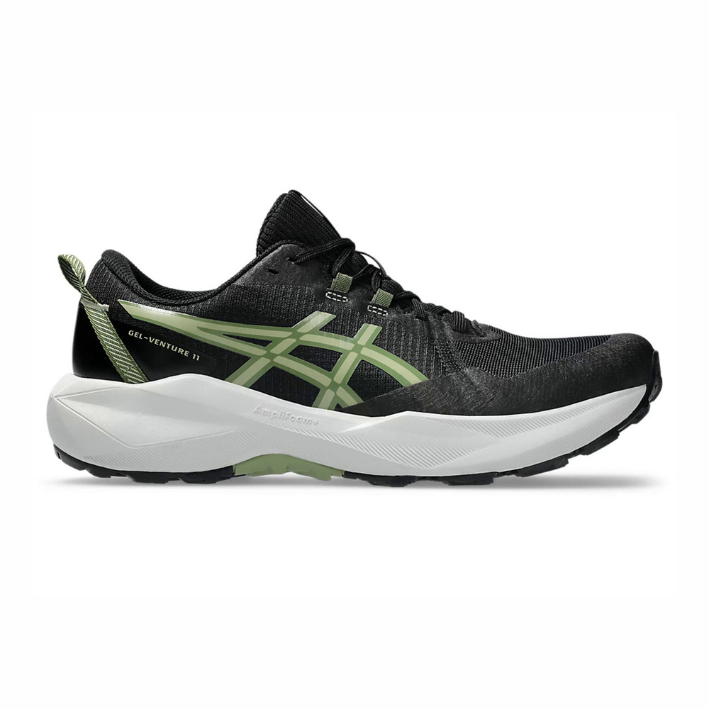 【ASICS】GEL-Venture 11 男 越野鞋 輕量 郊山 野跑 黑 綠(1011C160-004)