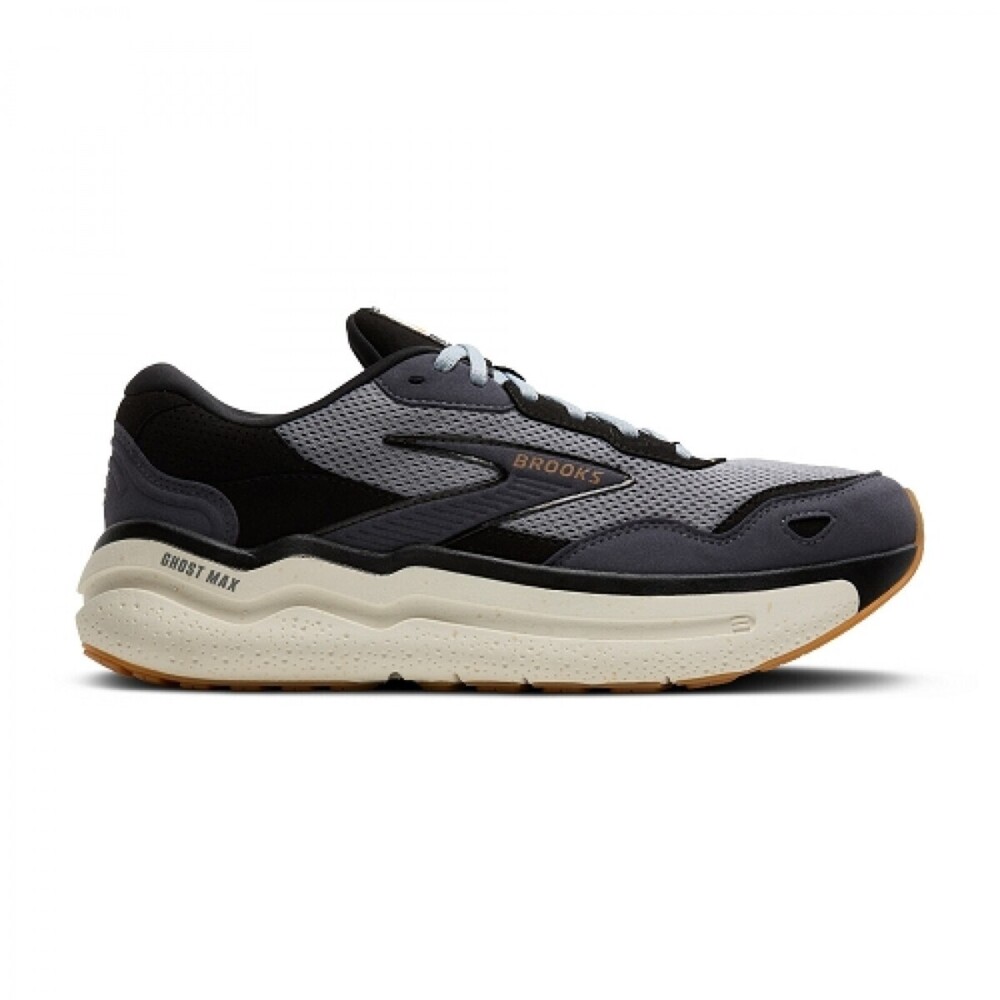 【BROOKS】Ghost Max Suede 女 慢跑鞋 跑鞋 路跑 黑 灰(1204331B091)