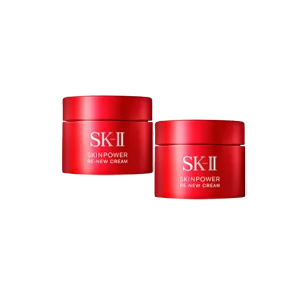 【SK-II】肌源賦能煥顏活膚霜-輕盈版 15g x 2入組(航空版)