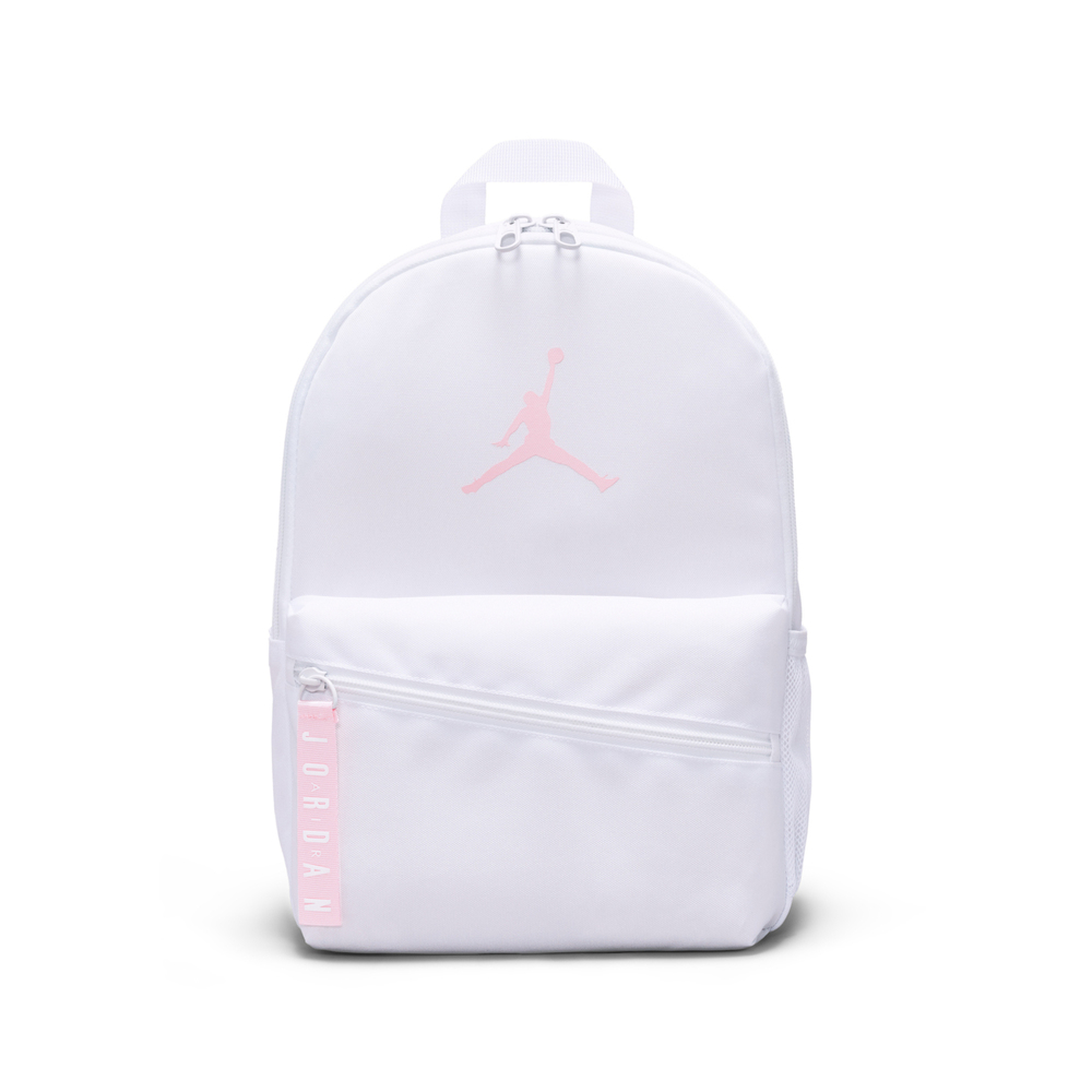 【NIKE】Jordan Air Patrol 後背包 兒童背包 輕量 收納 白粉(IR7987-100)
