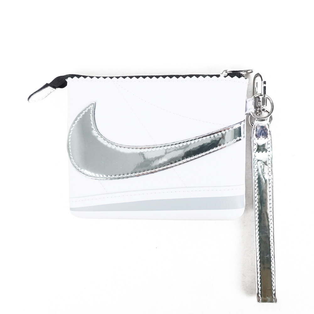 【NIKE】Icon Cortez 手腕包 零錢包 經典 阿甘鞋 禮物 白銀(HQ6916-110)