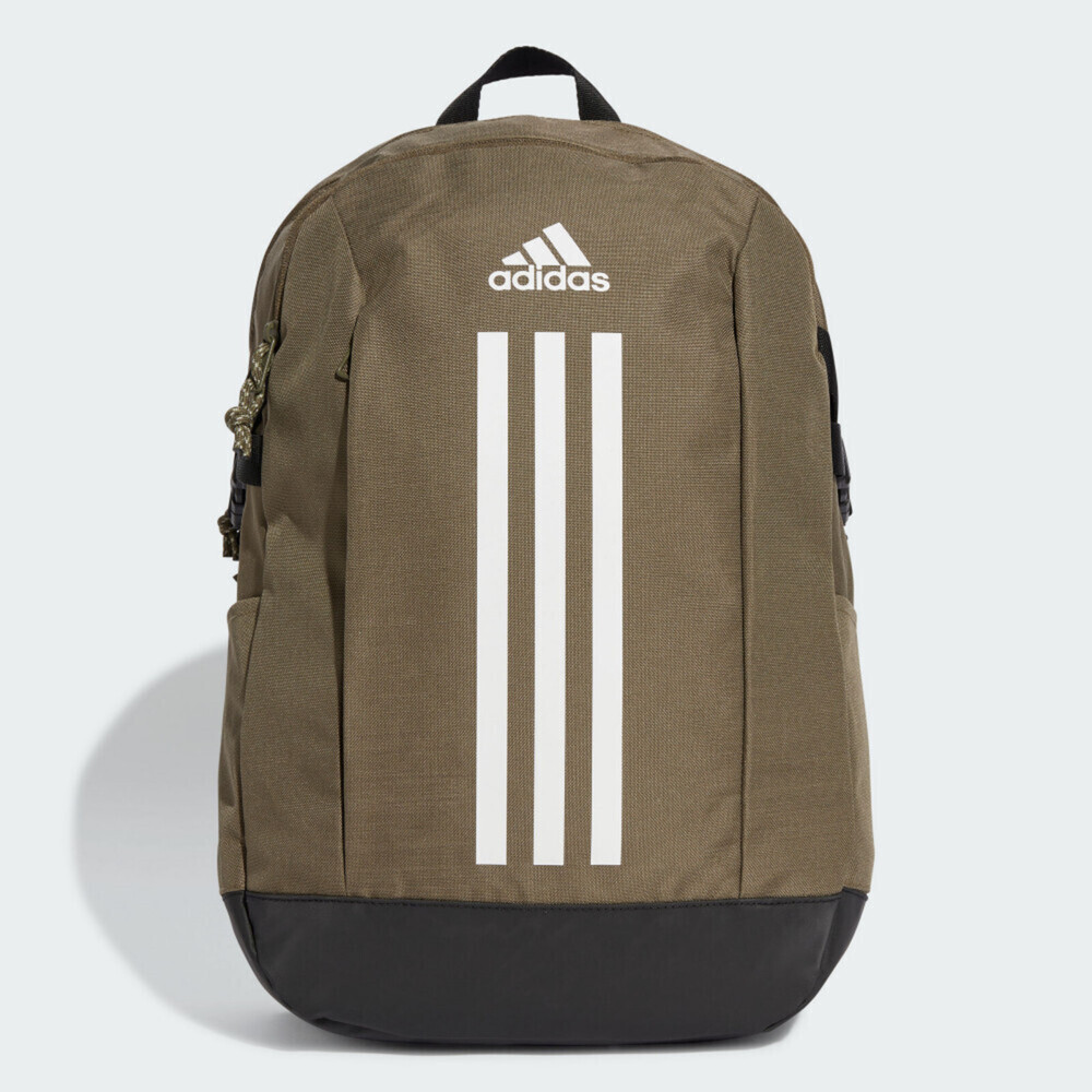 【adidas 愛迪達】Power VII 後背包 雙肩背包 書包 運動包 基本款 休閒 橄欖綠(IX6578)