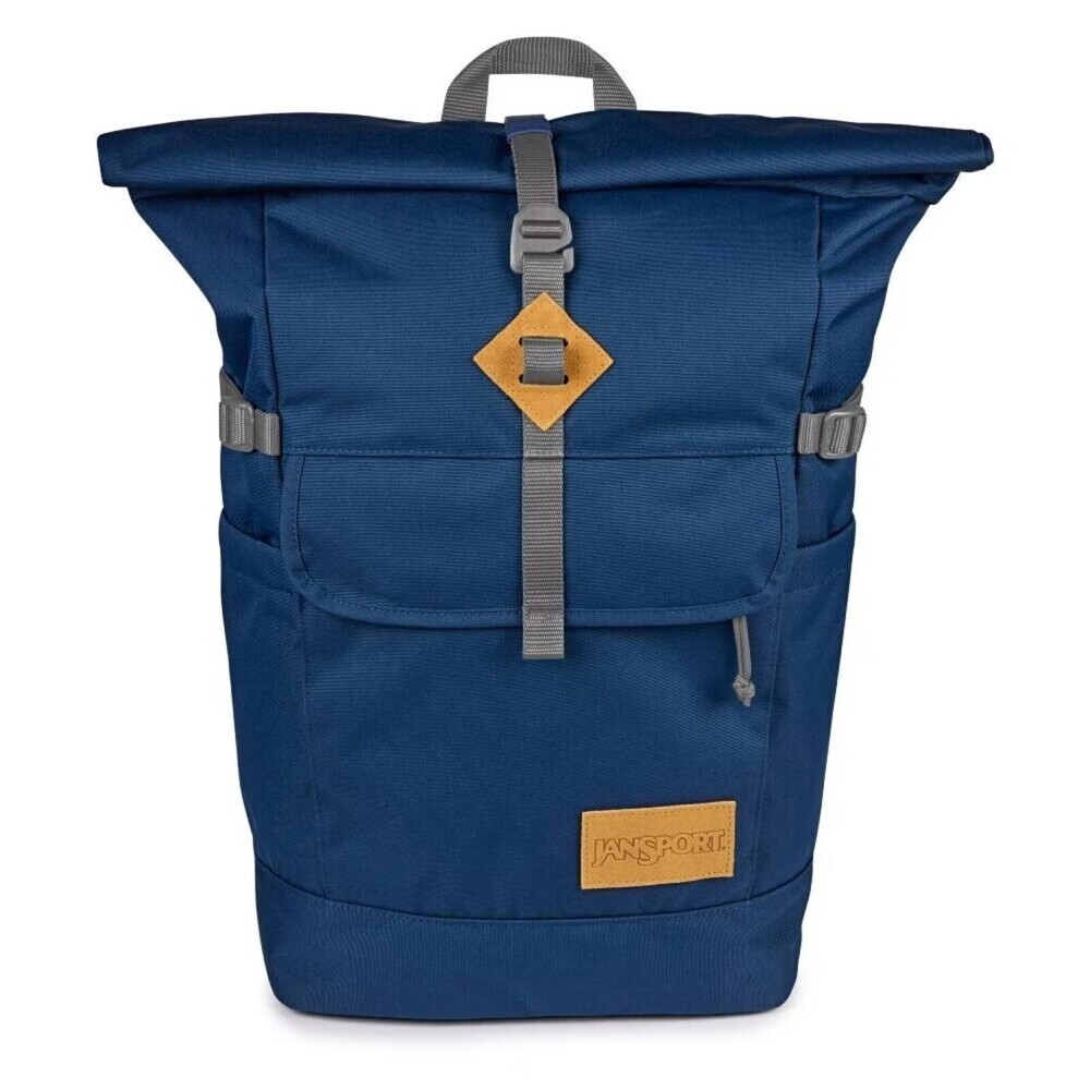 【JANSPORT】Hatchet 後背包 俐落外型 輕鬆收納 輕量 柔軟 海軍藍(JS0A86DK003)