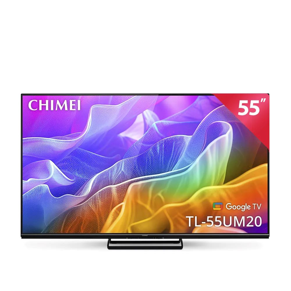 【CHIMEI 奇美】55型AI 4K MiniLED Google TV液晶顯示器TL-55UM20 不含視訊盒(TL-55UM20)