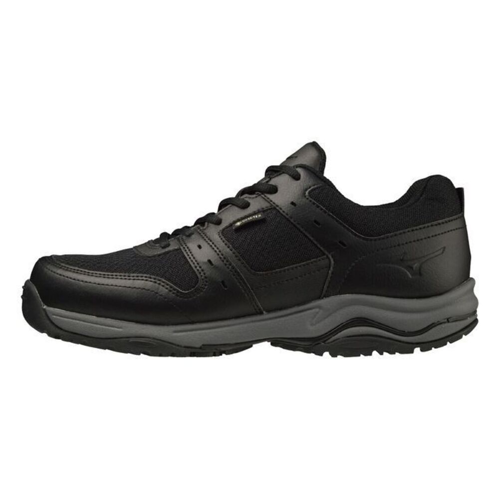 【MIZUNO】OD100 GTX 8 男 健走鞋 3E 寬楦 步行 防水 止滑 黑灰(B1GA230009)