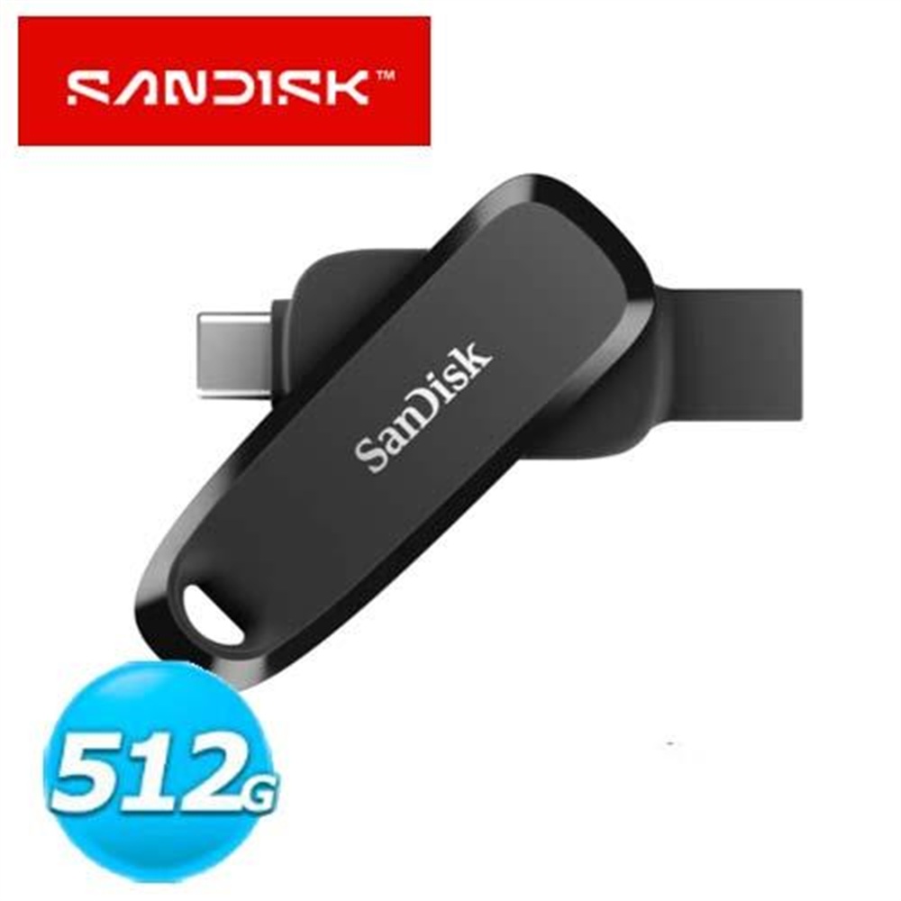 【SanDisk】Phone Drive 512GB Type-C 雙介面隨身碟 黑(Phone Drive 512GB Type-C 雙介面隨身碟 黑)