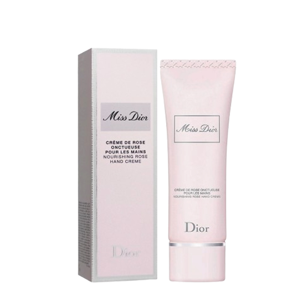 【Dior 迪奧】Miss Dior玫瑰護手霜50ml((國際航空版))